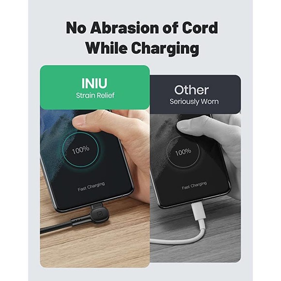 Nylon Braided 3.0 Type C Fast Charging Cables - 3 Pack - Picture 3 of 7